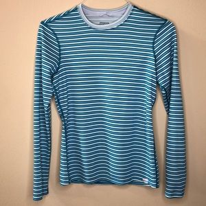 Patagonia Capilene 3 Polartec striped shirt Small